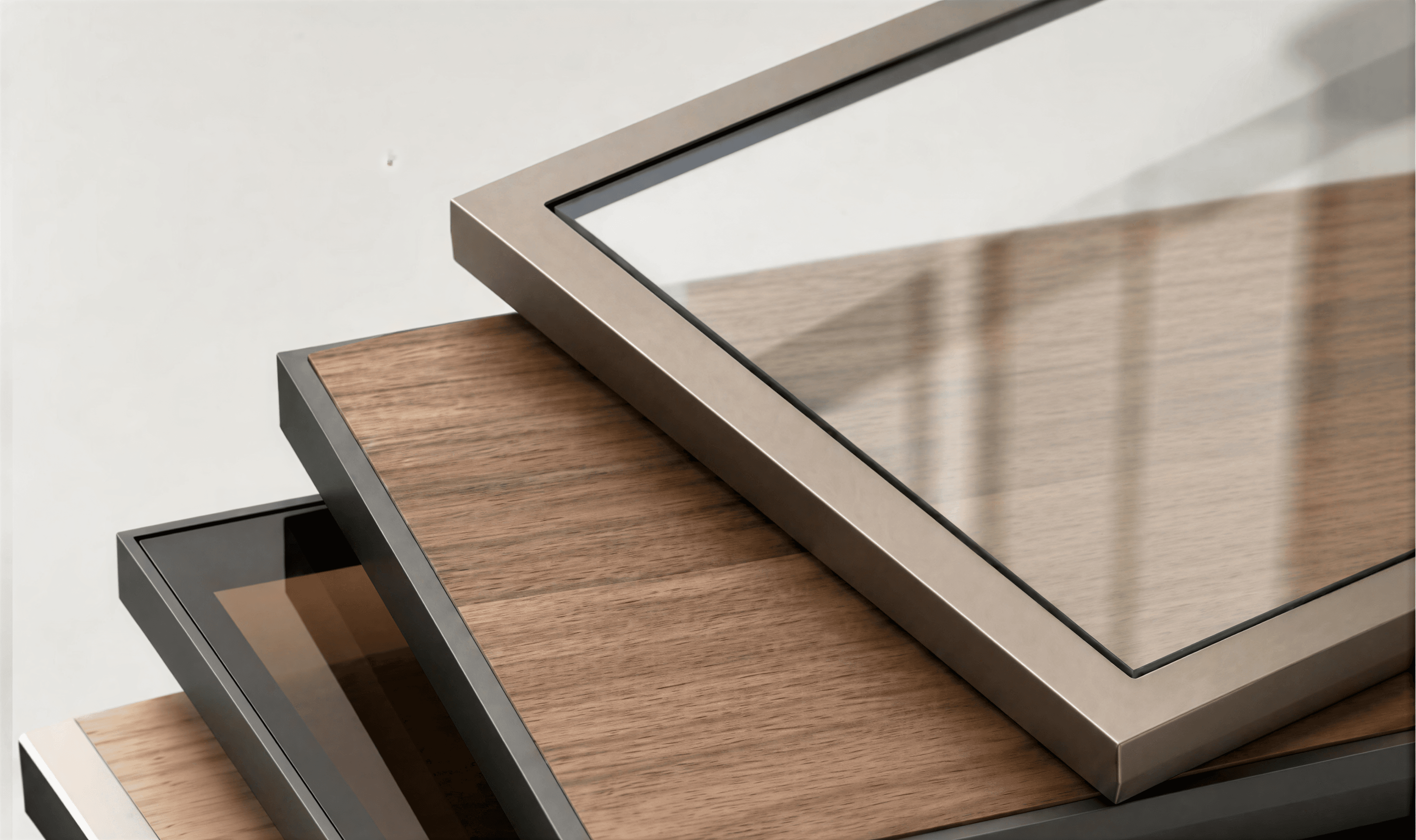Aluminum-Wood Glass