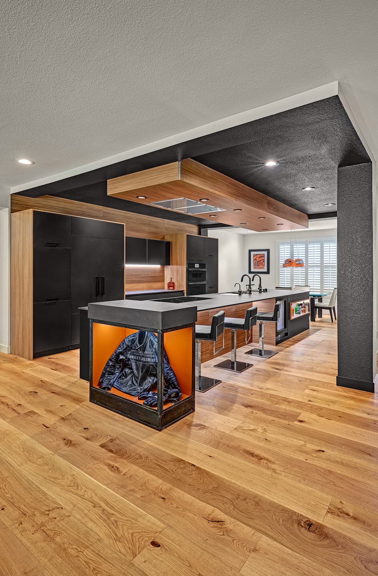 Harley Davidson Inspired Kitchen