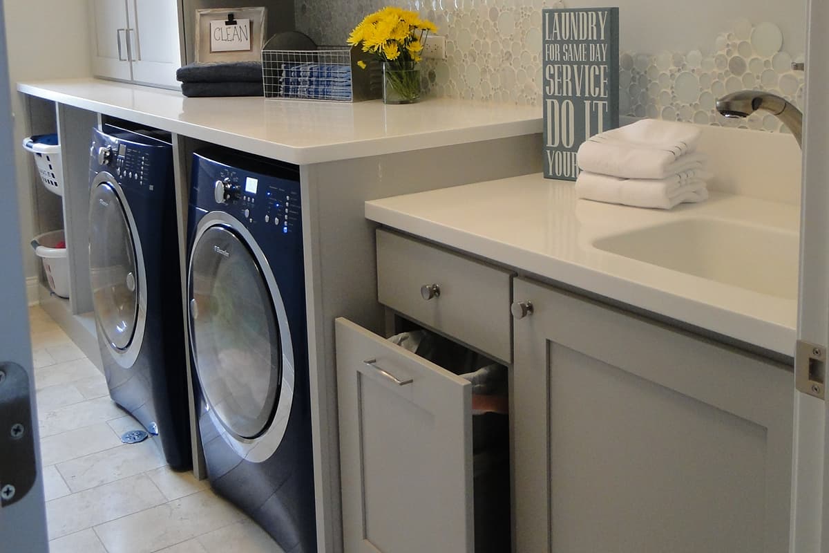 Light Grey Laundry Room