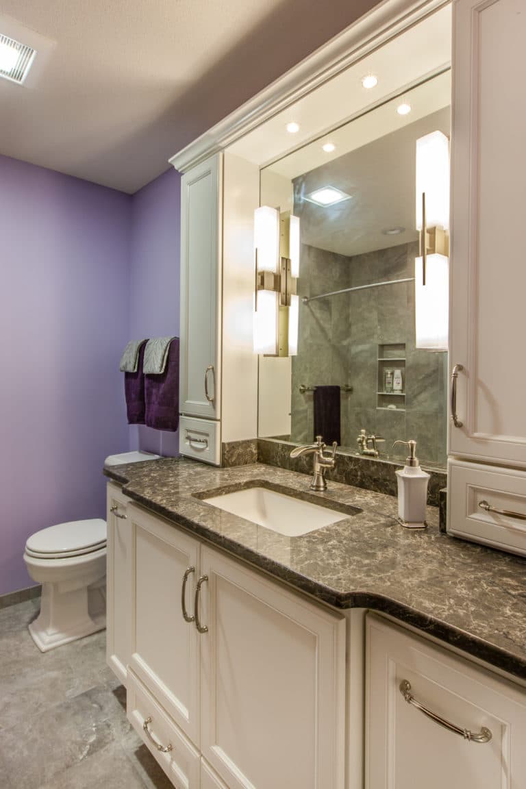 Matte Frosty White Painted Bathroom