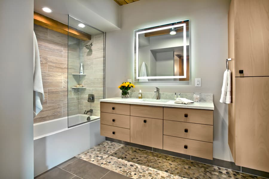 Modern Spa Condo Bathroom