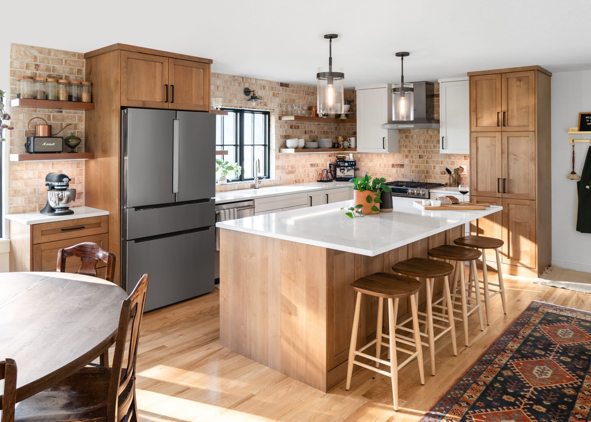 Open Concept Alder Kitchen