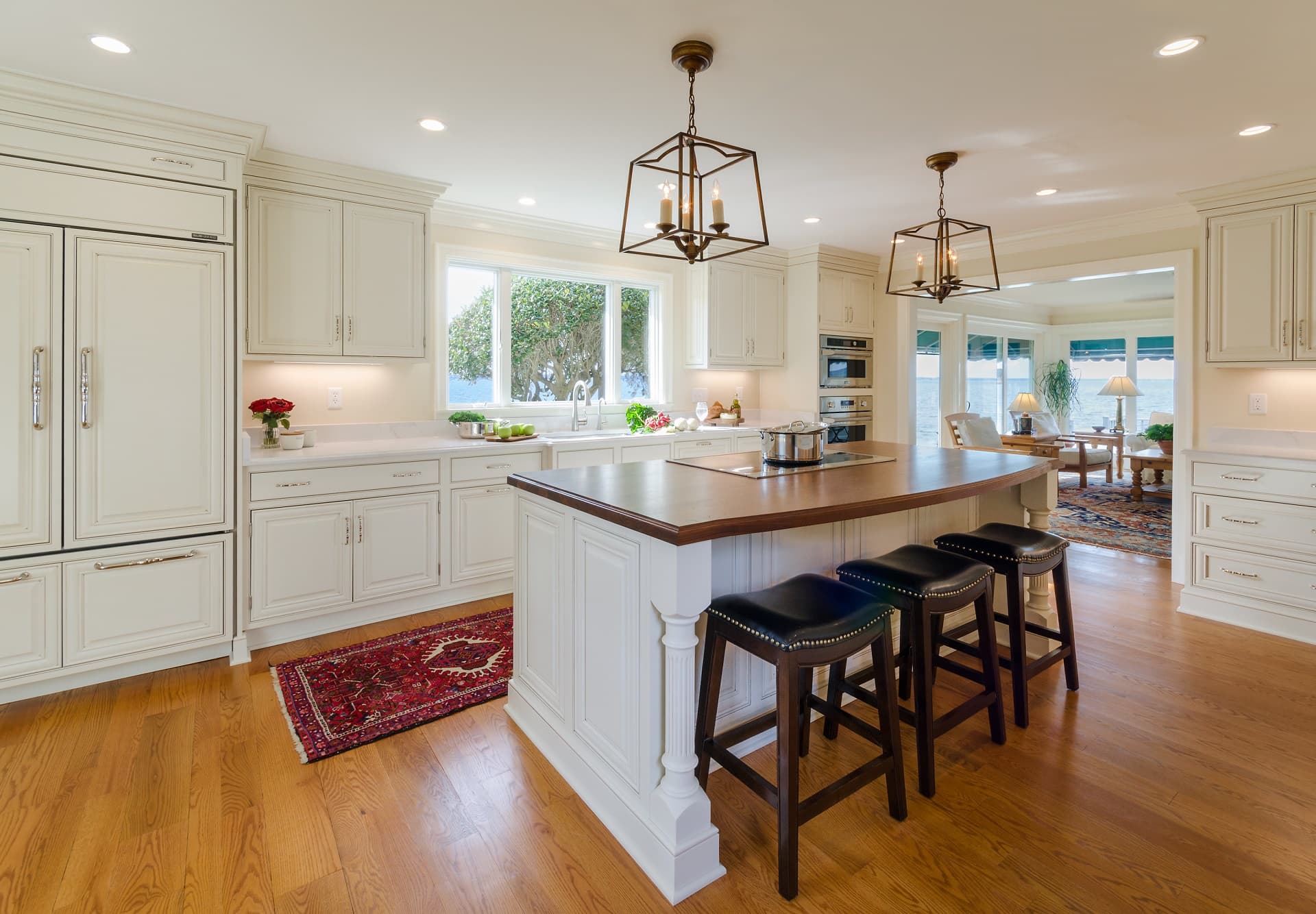 White Raised Panel Kitchen