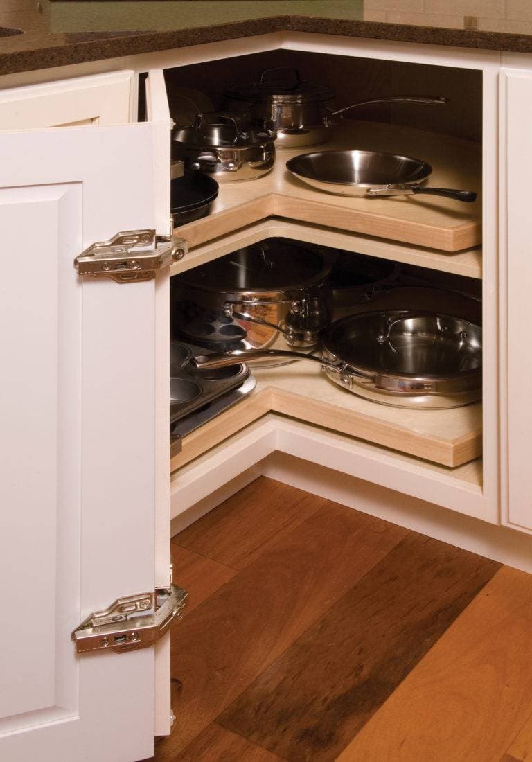 Super Carousel cabinet storage solution